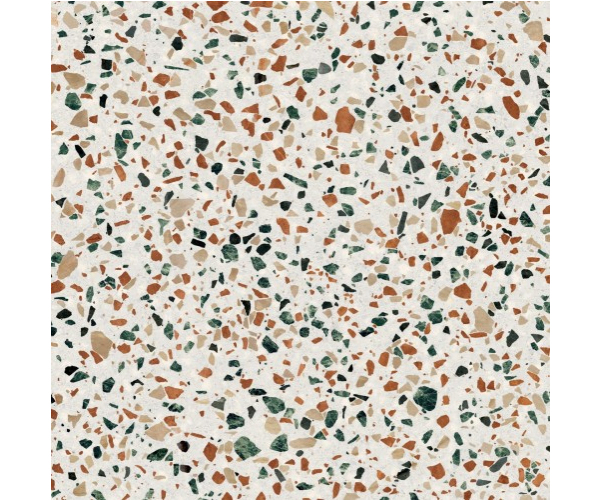 Dlažba jako terrazzo ABK Play Dots Multiwhite 20x20 Nat.