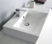 Sapho Avice Deska Pod Umyvadlo 240x50cm, Tl.5cm, Dub Starobílý
