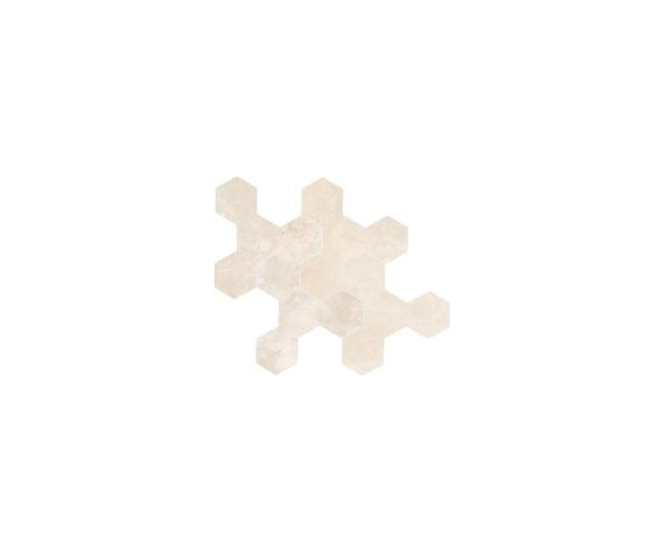 Mozaika jako mramor Bottega Glamour Pinwheel ONICE GOLD 25,2x29,2 Mat. Rett. - béžová