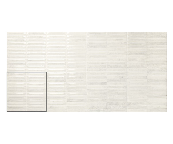 Obklad jako kov APE Moonstone Incision White 20x20 - stříbrná