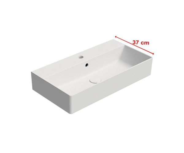 Gsi Kube X Keramické Umyvadlo 70x37cm, Bílá Mat