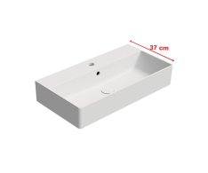 Gsi Kube X Keramické Umyvadlo 70x37cm, Bílá Mat