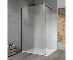 Gelco Vario Black Jednodílná Sprchová Zástěna K Instalaci Ke Stěně, Matné Sklo, 900 Mm