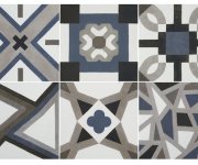 Barevná vzorovaná dlažba Deceram Niza Azul 20x20 Mix (skladem)