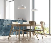 Obklad jako beton Estudio Borriana Ocean 7,5x30 - modrá