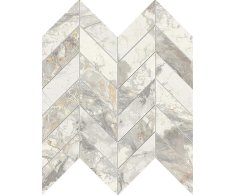 EdimaxAstor Golden Age Mosaico Chevron White 30x31 Matt. Rett.
