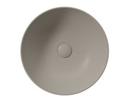 Gsi Pura Keramické Umyvadlo Na Desku, Průměr 42cm, Tortora Mat