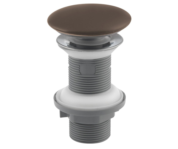 Isvea Umyvadlová Výpust 5/4“, Click-clack, Keramická Zátka, 20-70mm, Taupe