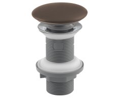 Isvea Umyvadlová Výpust 5/4“, Click-clack, Keramická Zátka, 20-70mm, Taupe