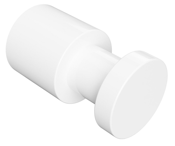Sapho X-round White Háček 30mm, Bílá Mat