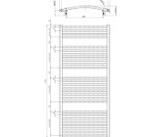 Aqualine Orbit-e Elektrické Otopné Těleso Oblé 600x1320 Mm, 600 W, Bílá