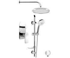 Aqualine Daphne Podomítkový Sprchový Set S Pákovou Baterií, 2 Výstupy, Chrom