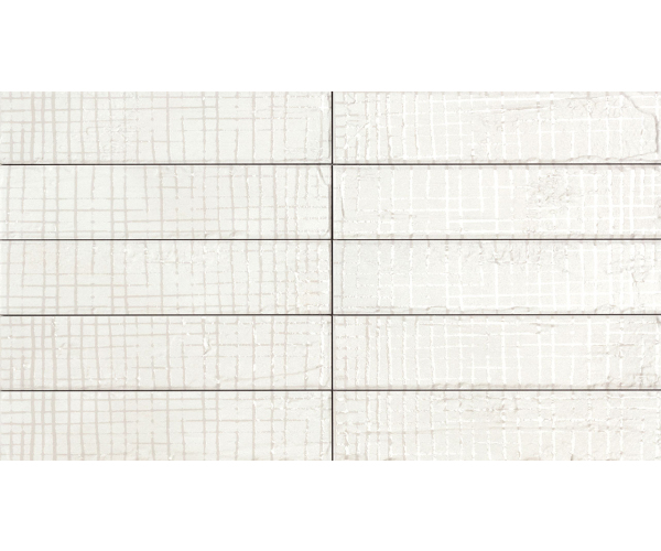 Dlažba CIR City Squares White Mix 6,5x29 Luc. - bílá