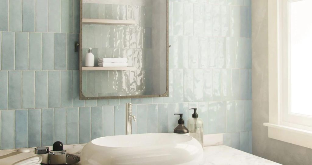 Realizace Retro obklad Nolita Cielo 6,5x20 od firmy Bestile