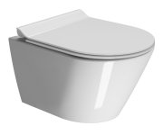 Gsi Kube X Závěsná Wc Mísa, Geniusflush, 36x50cm, Bílá Extraglaze