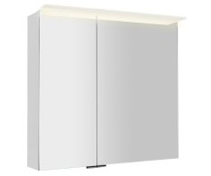 Sapho Linex Galerka S Led Osvětlením, 80x70x15cm, Bílá