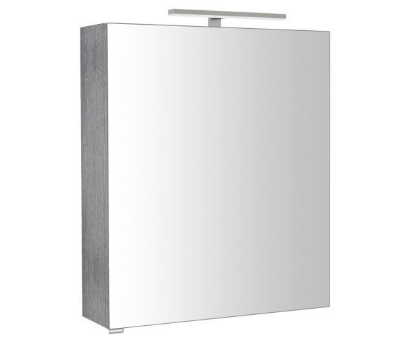 Sapho Riwa Galerka S Led Osvětlením, 60x70x17cm, Dub Stříbrný