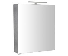 Sapho Riwa Galerka S Led Osvětlením, 60x70x17cm, Dub Stříbrný