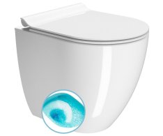 Gsi Pura Wc Mísa Stojící, Swirlflush, 36x50cm, Spodní/zadní Odpad, Bílá Extraglaze