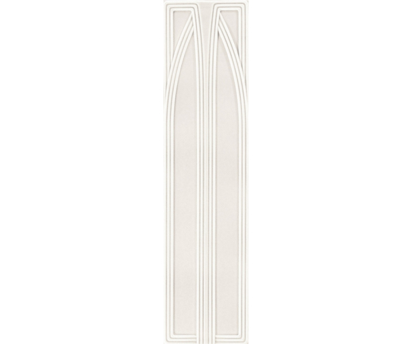 Retro dekor Grazia Epoque Belvedere Bianco Craquele 20x80 - bílá