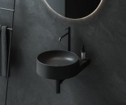 Umyvadlová stojánková baterie Espirit BeCool ES 015.01 - ES 015.21BLM Umyvadlová stojánková baterie BeCool 340 mm bez výpusti, černá matná X070406