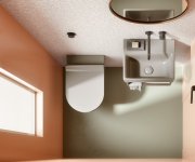 Gsi Pura Závěsná Wc Mísa, Swirlflush, 36x50cm, Creta Dual-mat