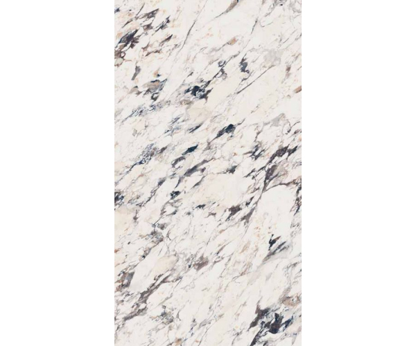 Dlažba jako mramor ABK Sensi Up Breccia Melange 60x120 Lux. Rett. - bílá