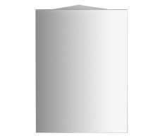 Aqualine Zoja/keramia Fresh Rohová Zrcadlová Skříňka 37x72x37cm, Bílá