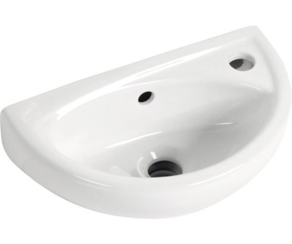 Creavit Oval Keramické Umývátko 39x23cm, Bílá