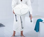 Ridder Handicap Koupelnová Stolička, Průměr 45cm, Bílá