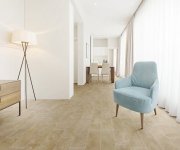 Světle hnědá pařezová dlažba Abitare Teton Beige 20x80
