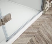 Gelco Trinity Chrome Obdélníkový Sprchový Kout 1100x1000mm, Rohový Vstup, čiré Sklo