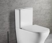 Sapho Bello Wc Kombi, Rimless, Spodní/zadní Odpad, Bílá