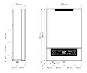 Průtokový Tlakový Ohřívač Vody HAKL 3kdl, Příkon 3-9 Kw, Bílý PO-HA3KDL3090