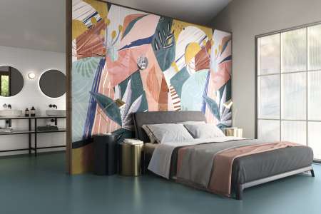 Luxusní realizace ložnice s obklady APE Atelier 1,2x2,6m