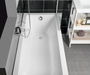 Aqualine Doubrava Obdélníková Vana 160x70x42cm, Bílá