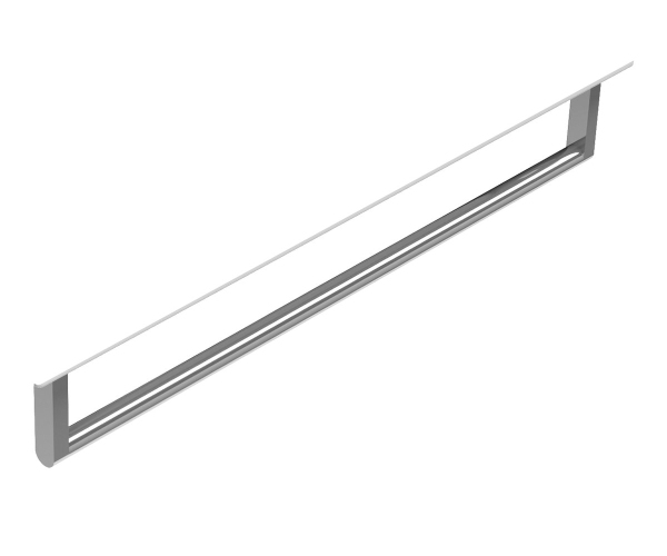 Gsi Kube X/norm čelní Držák Ručníků 70cm, Chrom