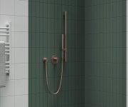 Ruční sprcha kulatá - 951.60RGB Ruční sprcha, růžové zlato kartáčované X07P706