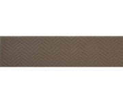 Vzorovaný dekor Tonalite Geomat Slab Texture Tufo 7,5x30 Decoro - hnědá