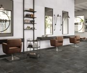 Dlažba jako cihla Cerdomus Crete Piombo Matt 20x20 - antracitová