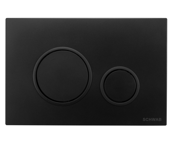 Schwab Vela Ovládací Tlačítko, 247x165 Mm, černá Mat