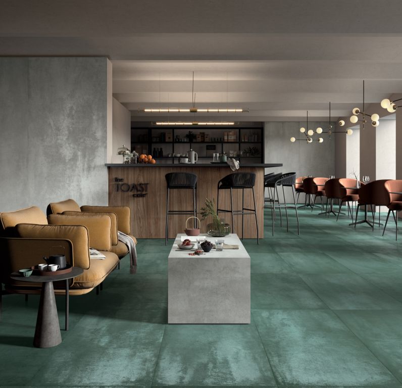 Realizace Dlažba do restaurace ze série Mirage Lemmy 