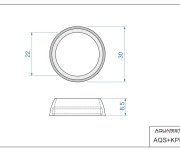 Náhradní Krytka Na Kartuše Pro Baterie Cnq11802 (r.30mm) AQS+KPP-3