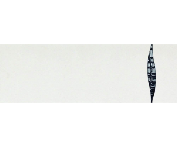 Extravagantní dekor Settecento Crocotiles Decoro Wave White/Dark Crococlassic 24x72 - bílá