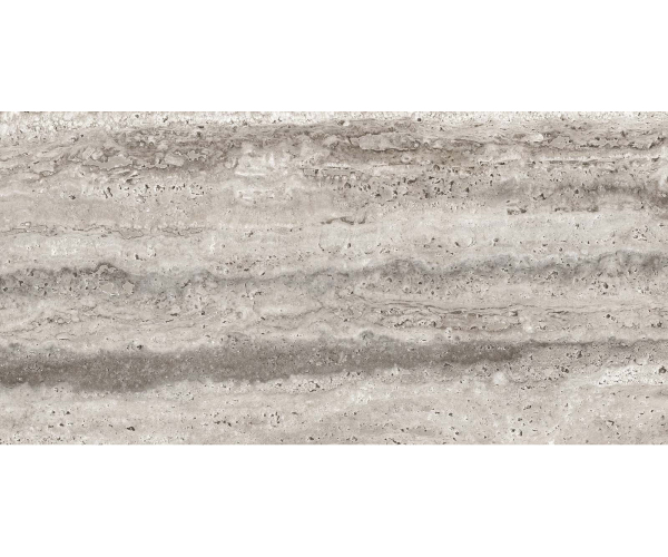 Dlažba jako travertin Sichenia Travertini XL Silver Rett. 60x120 - šedá (skladem)