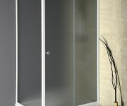 Aqualine Amadeo Boční Stěna 900 Mm, Sklo Brick