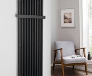 Sapho Fede Otopné Těleso 1500x490mm, 10 Seg., černá Mat