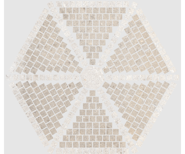 Mozaika Ascot Signature Stone Mosaico Star Beige 36,4x32 Nat. Rett.