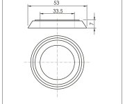 Podložka Pod Baterii Zr 3120, 3118, 3119, 3113/u - Plast ZR+3120POD-N