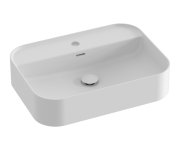Umyvadlo Ceramic Slim Shelf R - Umyvadlo Ceramic Slim Shelf R 55, s otvorem pro baterii, s přepadem, bílá matná XJX0E155005